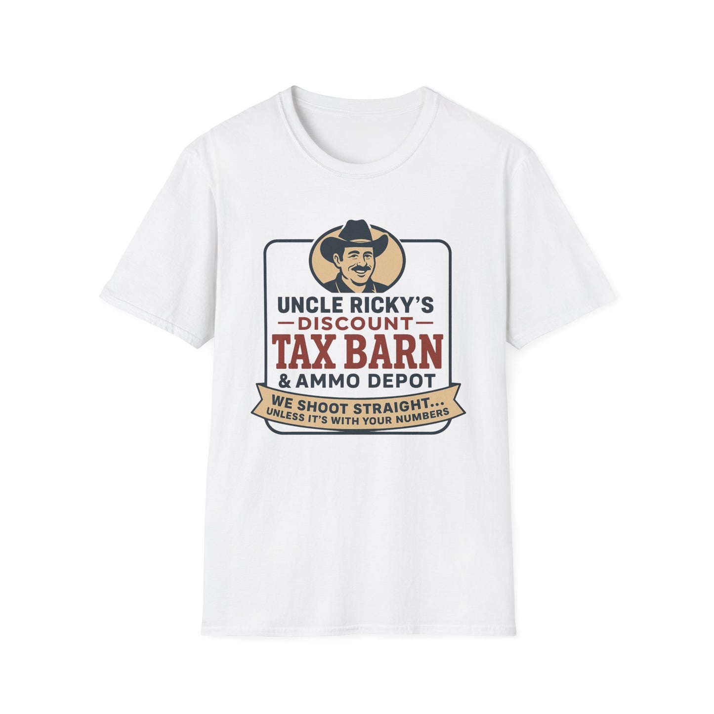 Uncle Ricky's Discount Tax Barn & Ammo Depot Unisex t-shirt