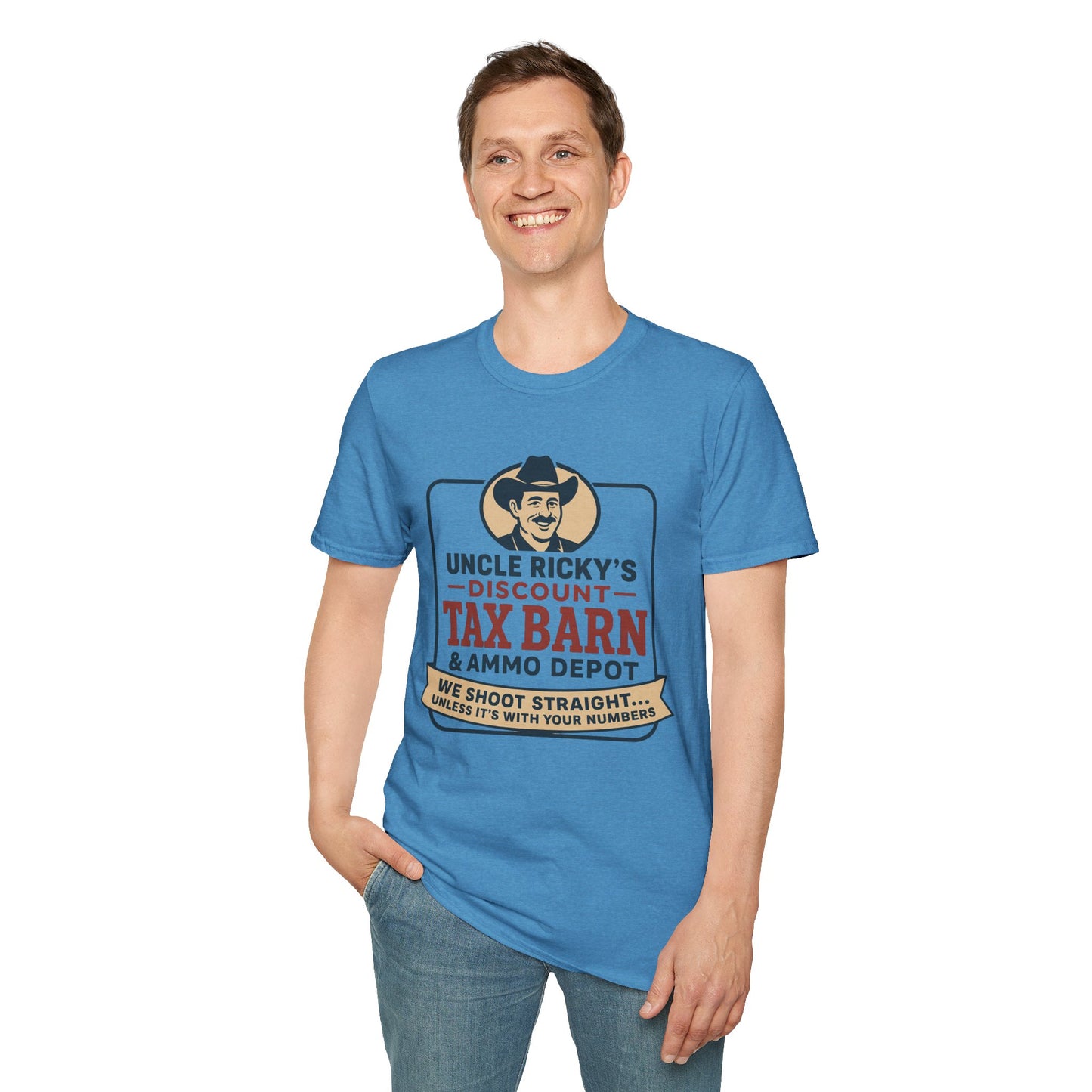 Uncle Ricky's Discount Tax Barn & Ammo Depot Unisex t-shirt