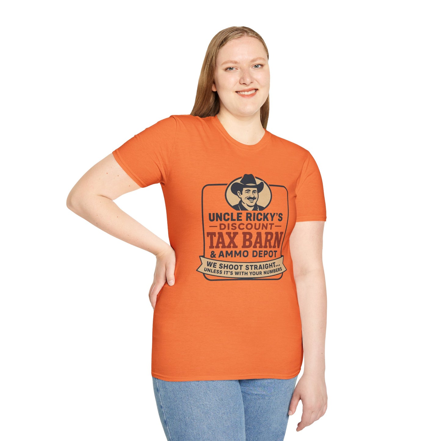 Uncle Ricky's Discount Tax Barn & Ammo Depot Unisex t-shirt
