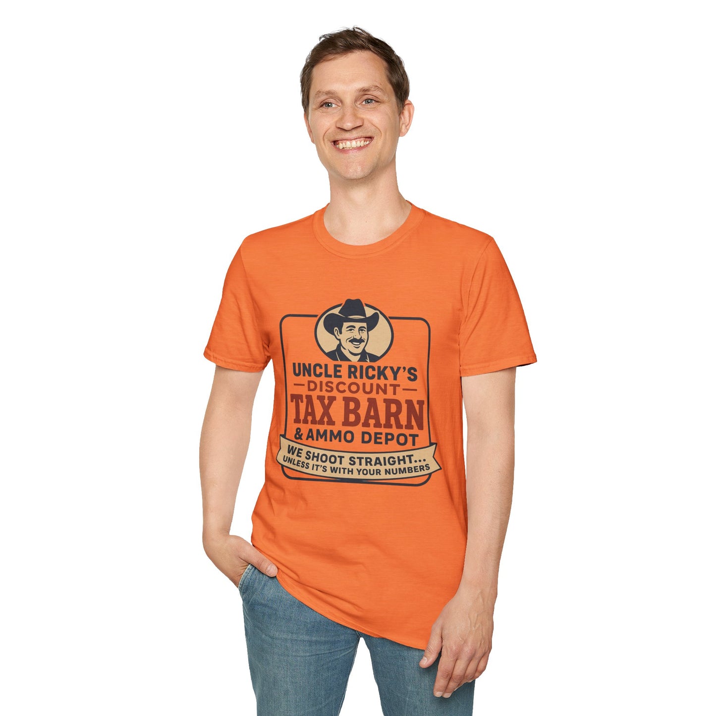 Uncle Ricky's Discount Tax Barn & Ammo Depot Unisex t-shirt