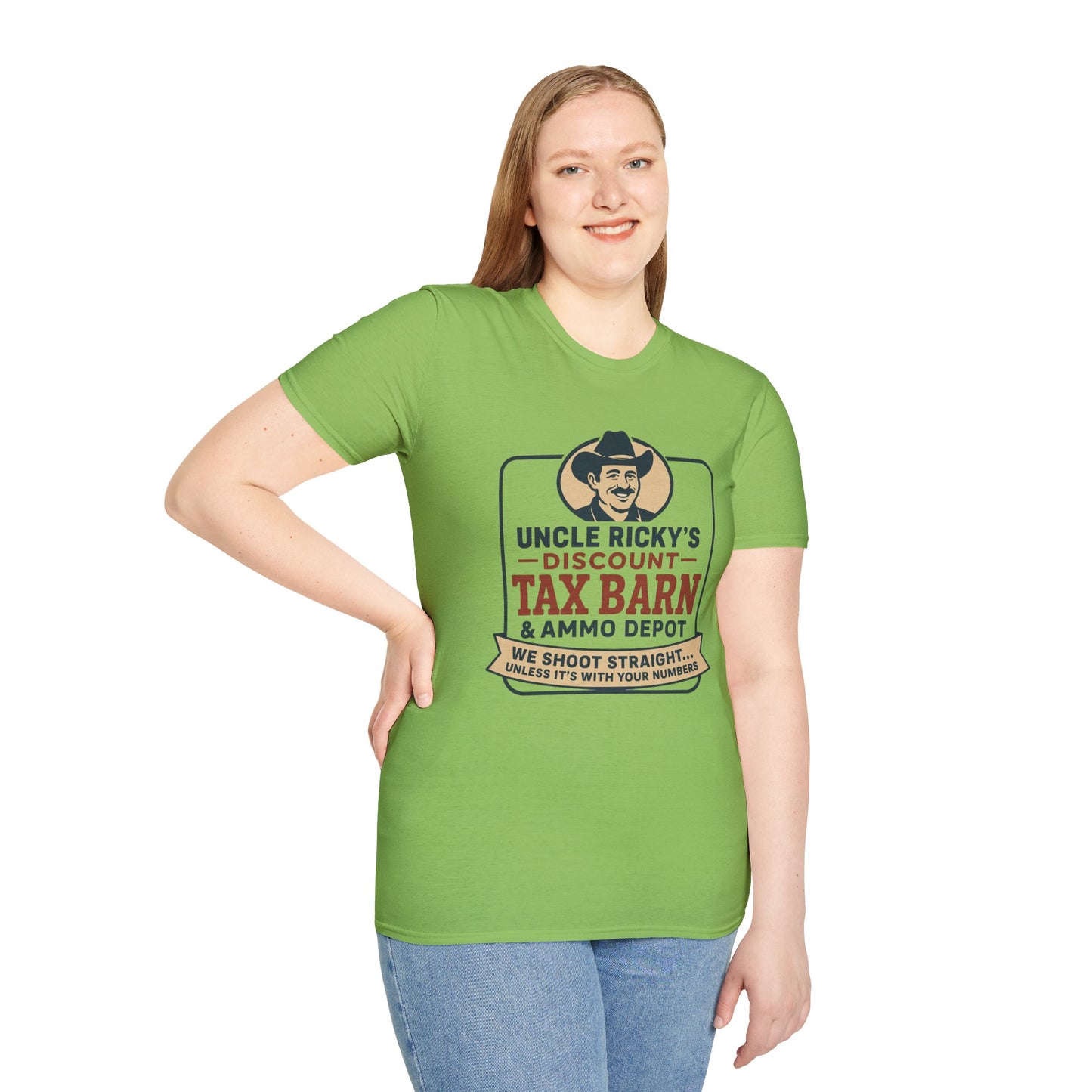 Uncle Ricky's Discount Tax Barn & Ammo Depot Unisex t-shirt