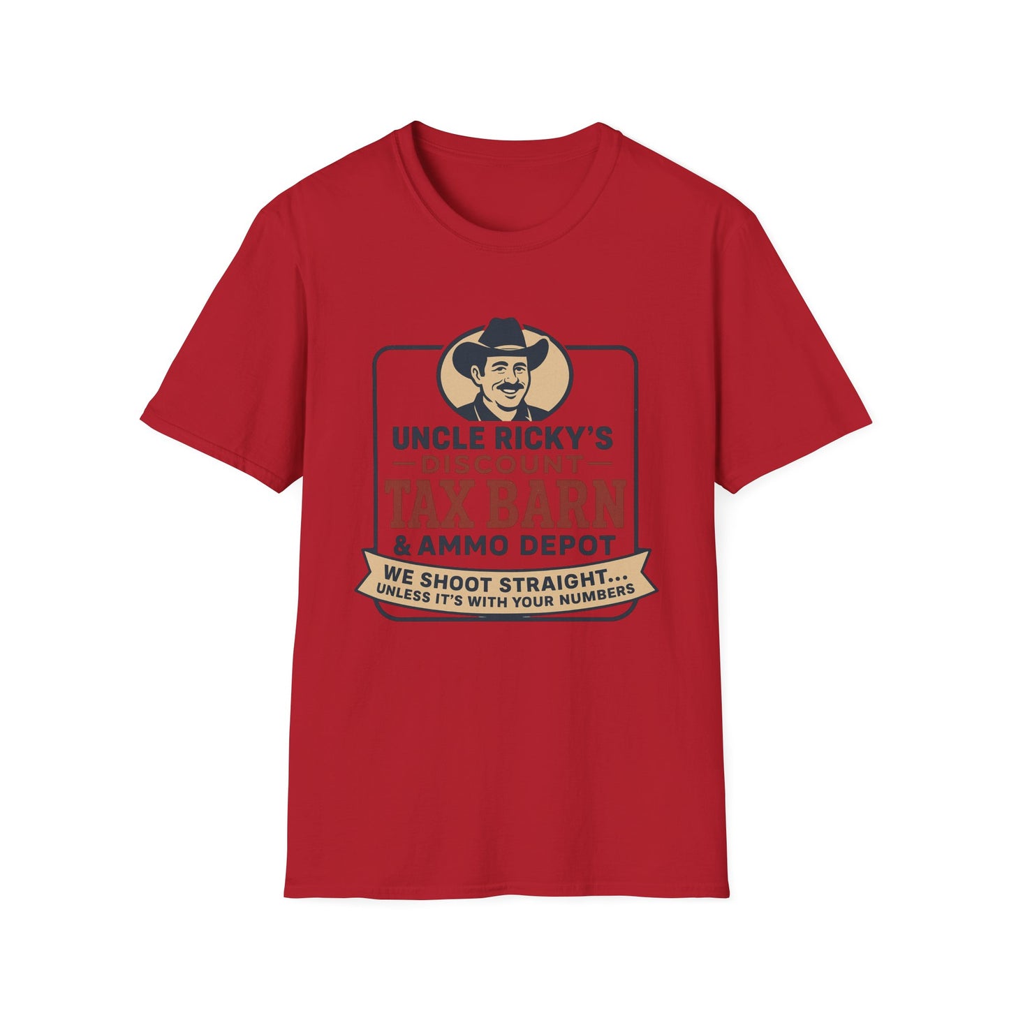 Uncle Ricky's Discount Tax Barn & Ammo Depot Unisex t-shirt