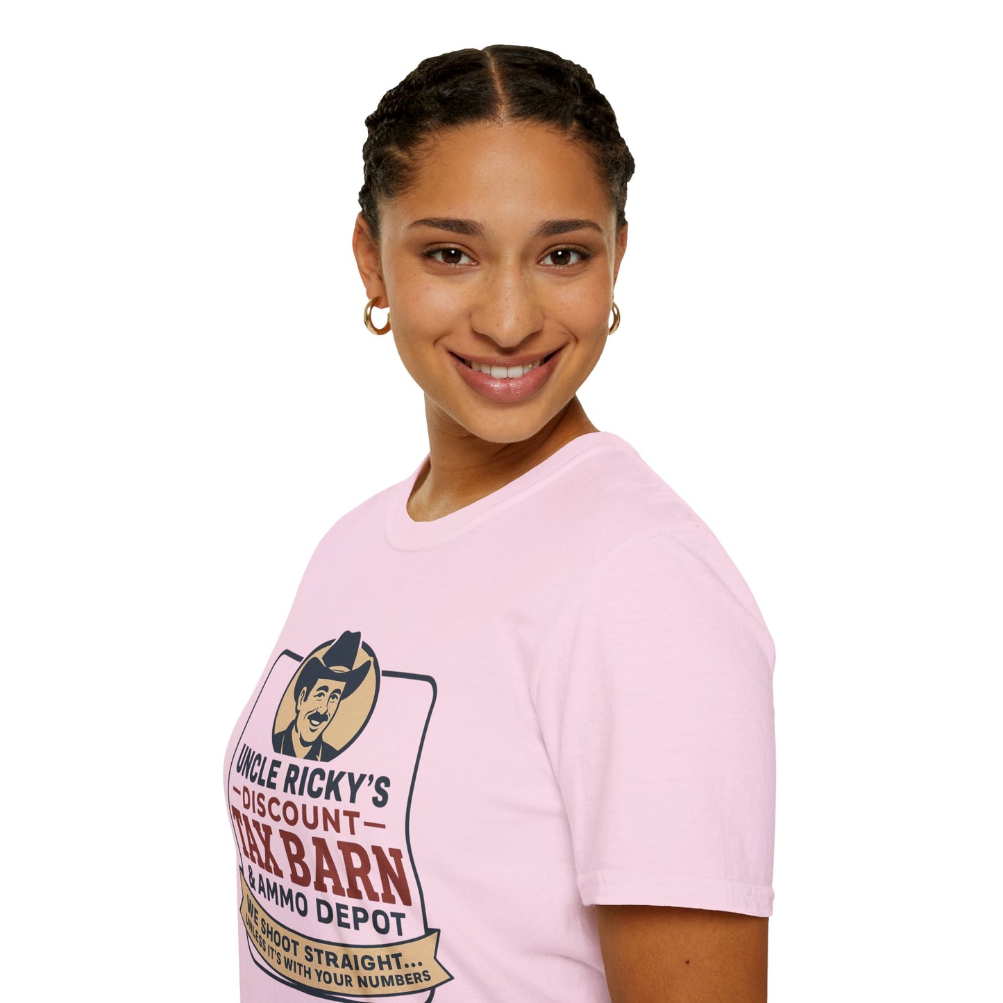Uncle Ricky's Discount Tax Barn & Ammo Depot Unisex t-shirt
