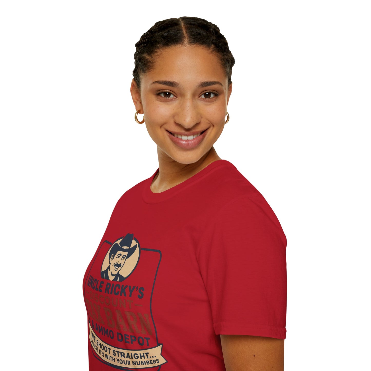 Uncle Ricky's Discount Tax Barn & Ammo Depot Unisex t-shirt