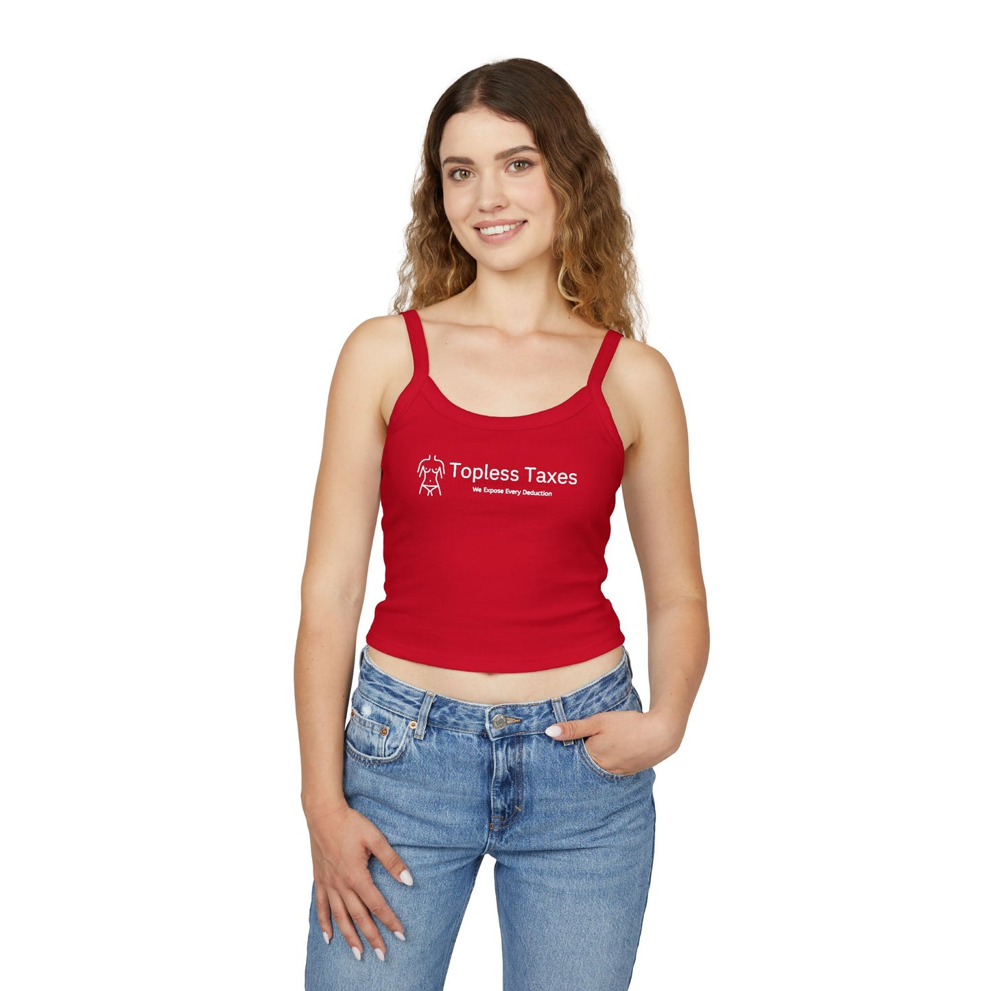 Topless Taxes Women's Spaghetti Strap