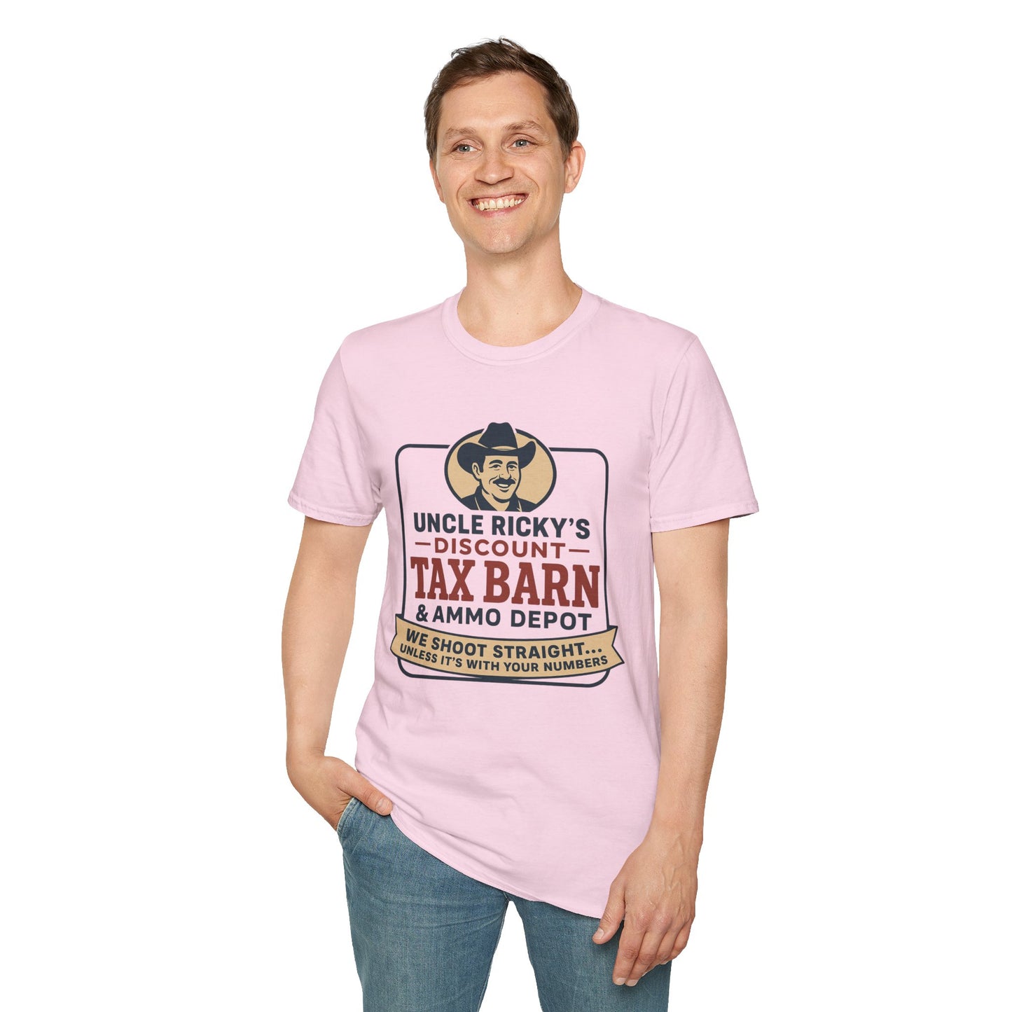 Uncle Ricky's Discount Tax Barn & Ammo Depot Unisex t-shirt