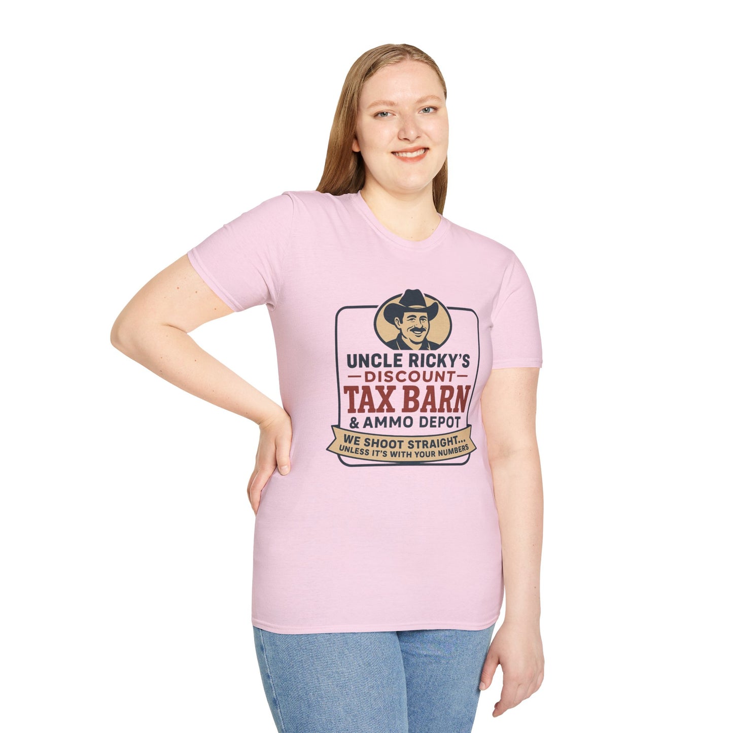 Uncle Ricky's Discount Tax Barn & Ammo Depot Unisex t-shirt