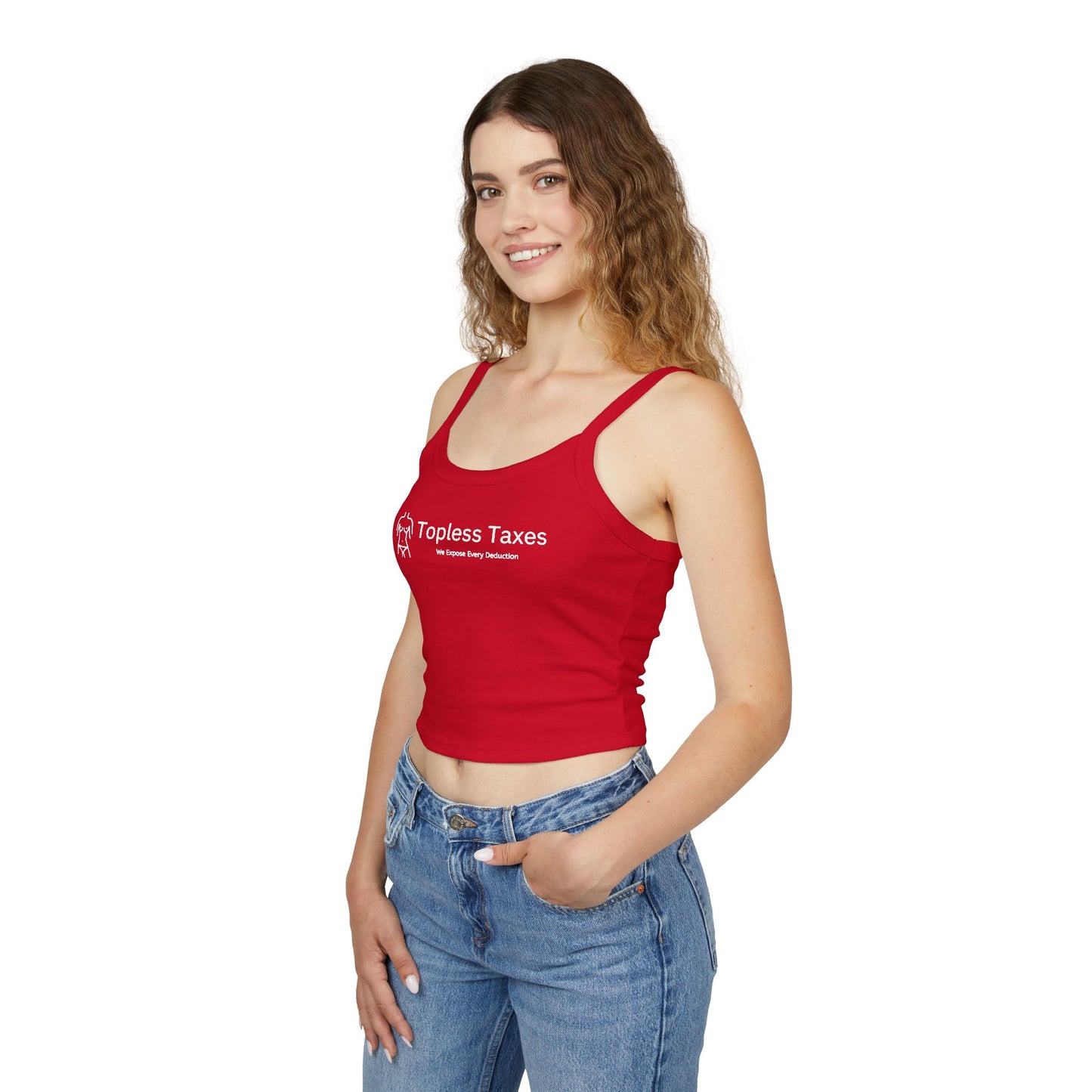 Topless Taxes Women's Spaghetti Strap