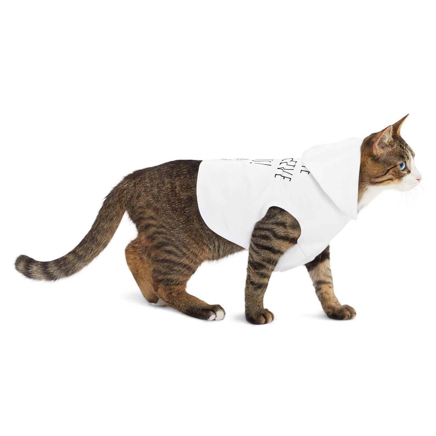 Dog Hoodie 'Pet me to relieve stress'