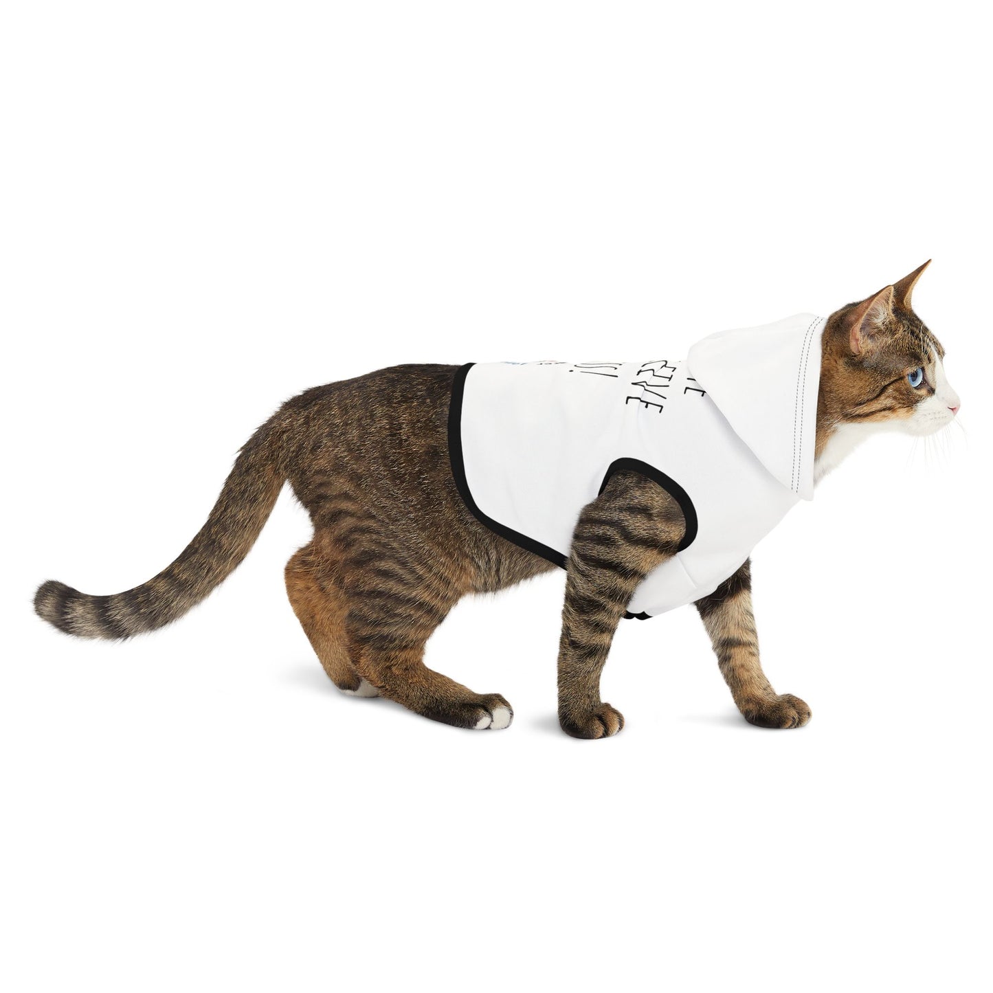 Dog Hoodie 'Pet me to relieve stress'