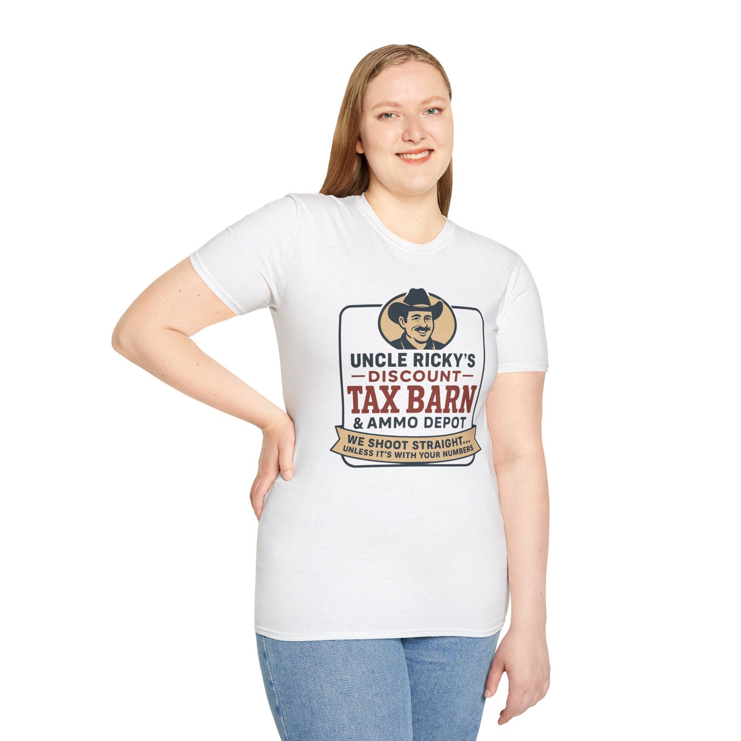 Uncle Ricky's Discount Tax Barn & Ammo Depot Unisex t-shirt
