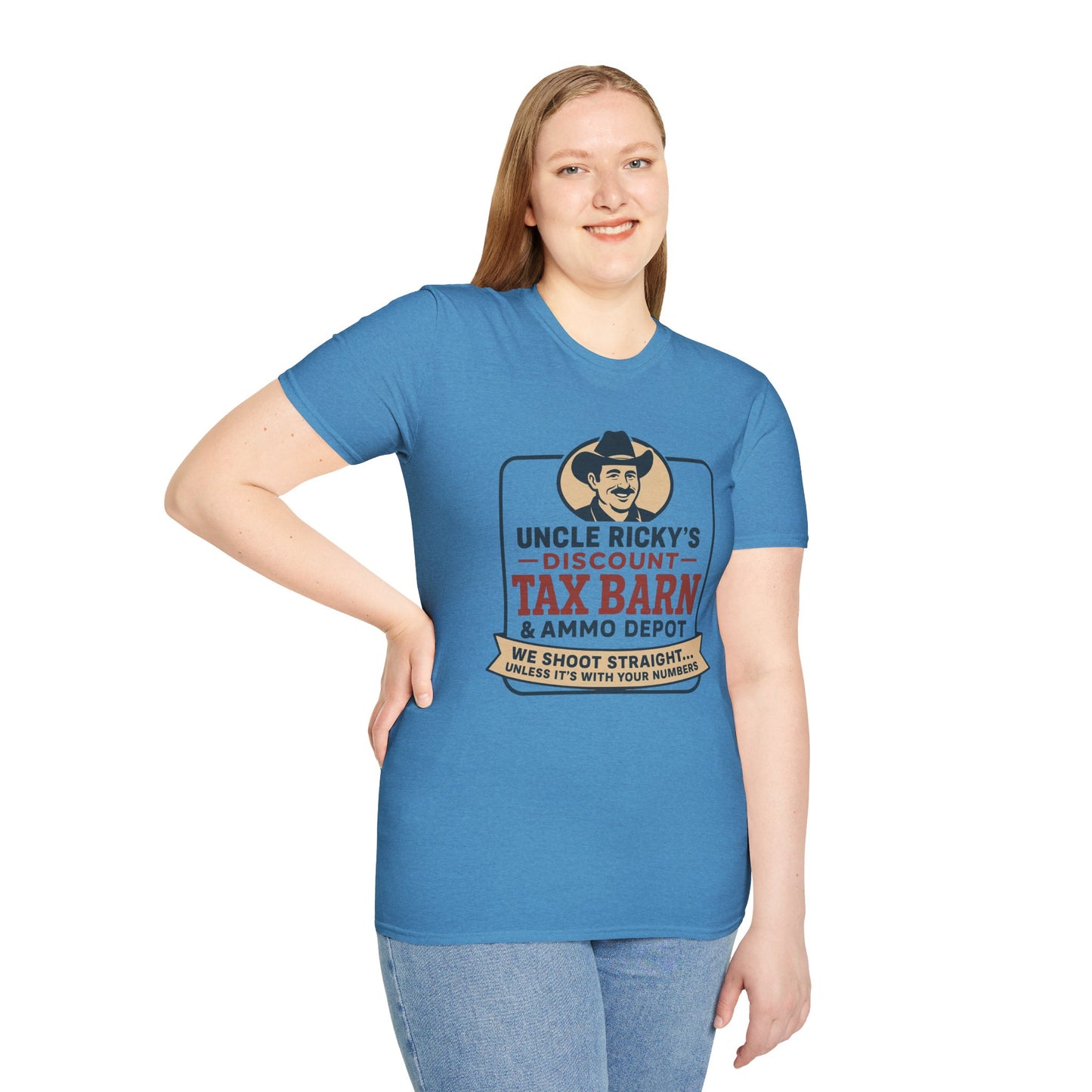 Uncle Ricky's Discount Tax Barn & Ammo Depot Unisex t-shirt